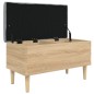 vidaXL Sitzbank mit Stauraum Sonoma-Eiche 82x42x46 cm Holzwerkstoff vidaXL Sitzbank mit Stauraum Sonoma-Eiche 82x42x46 cm Holzwerkstoff