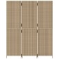 vidaXL Paravent 3-tlg. Beige Poly Rattan vidaXL Paravent 3-tlg. Beige Poly Rattan