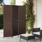 vidaXL Paravent 3-tlg. Braun Poly Rattan vidaXL Paravent 3-tlg. Braun Poly Rattan