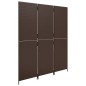 vidaXL Paravent 3-tlg. Braun Poly Rattan vidaXL Paravent 3-tlg. Braun Poly Rattan