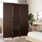 vidaXL Paravent 3-tlg. Braun Poly Rattan vidaXL Paravent 3-tlg. Braun Poly Rattan