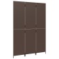 vidaXL Paravent 3-tlg. Braun Poly Rattan vidaXL Paravent 3-tlg. Braun Poly Rattan