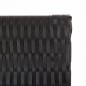 vidaXL Paravent 4-tlg. Schwarz Poly Rattan vidaXL Paravent 4-tlg. Schwarz Poly Rattan