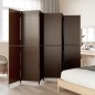 vidaXL Paravent 6-tlg. Braun Poly Rattan vidaXL Paravent 6-tlg. Braun Poly Rattan