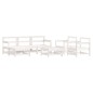 vidaXL 7-tlg. Garten-Lounge-Set Weiß Massivholz Kiefer vidaXL 7-tlg. Garten-Lounge-Set Weiß Massivholz Kiefer