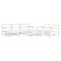 vidaXL 7-tlg. Garten-Lounge-Set Weiß Massivholz Kiefer vidaXL 7-tlg. Garten-Lounge-Set Weiß Massivholz Kiefer