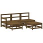 vidaXL 5-tlg. Garten-Lounge-Set Honigbraun Massivholz Kiefer vidaXL 5-tlg. Garten-Lounge-Set Honigbraun Massivholz Kiefer