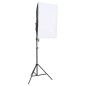 vidaXL Fotostudio-Set mit Beleuchtung, Hintergrund und Reflektor vidaXL Fotostudio-Set mit Beleuchtung, Hintergrund und Reflektor