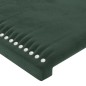 vidaXL Bettgestell mit Kopfteil Dunkelgrün 140x200 cm Samt vidaXL Bettgestell mit Kopfteil Dunkelgrün 140x200 cm Samt