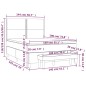 vidaXL Boxspringbett mit Matratze Rosa 140x190 cm Samt vidaXL Boxspringbett mit Matratze Rosa 140x190 cm Samt