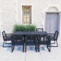 vidaXL 9-tlg. Garten-Essgruppe PVC Rattan Schwarz vidaXL 9-tlg. Garten-Essgruppe PVC Rattan Schwarz