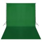 vidaXL Fotostudio-Set mit Leuchten, Hintergrund und Reflektor vidaXL Fotostudio-Set mit Leuchten, Hintergrund und Reflektor