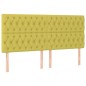 vidaXL Boxspringbett mit Matratze Grün 200x200 cm Stoff vidaXL Boxspringbett mit Matratze Grün 200x200 cm Stoff