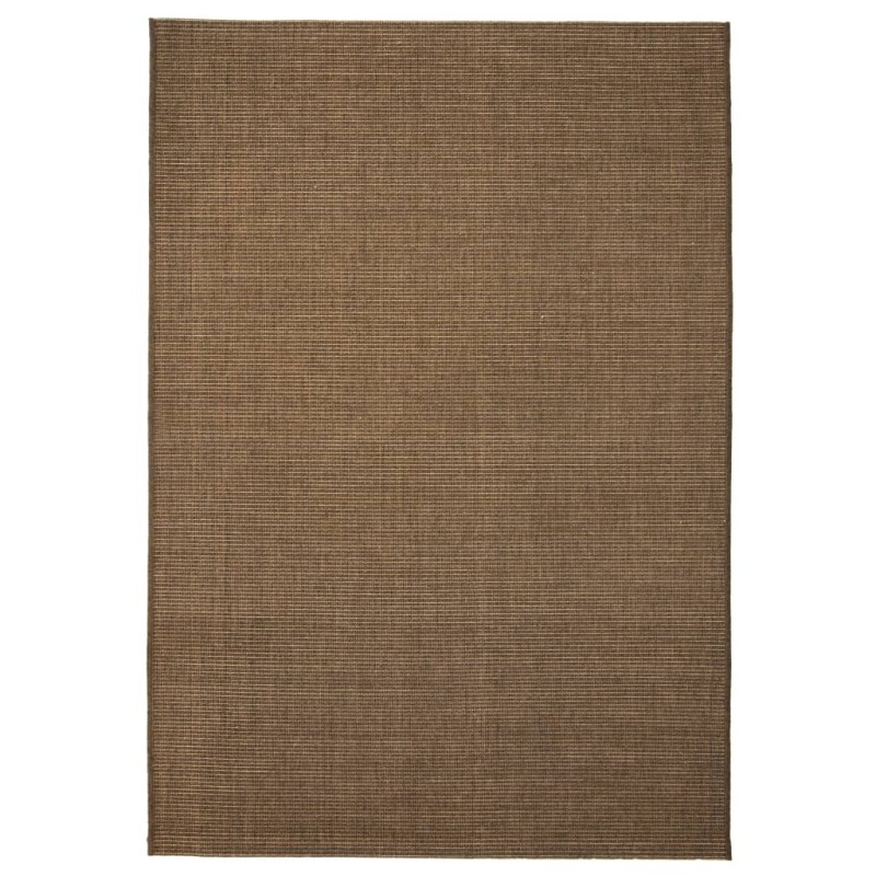 vidaXL Webteppich Sisal-Optik Indoor/Outdoor 180 x 280 cm Braun vidaXL Webteppich Sisal-Optik Indoor/Outdoor 180 x 280 cm Braun