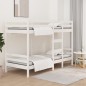 vidaXL Etagenbett Weiß 75x190 cm Massivholz Kiefer vidaXL Etagenbett Weiß 75x190 cm Massivholz Kiefer