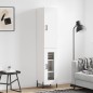 Highboard Weiß 34,5x34x180 cm Holzwerkstoff Highboard Weiß 34,5x34x180 cm Holzwerkstoff