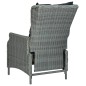 vidaXL 9-tlg. Garten-Essgruppe mit Auflagen Poly Rattan Hellgrau vidaXL 9-tlg. Garten-Essgruppe mit Auflagen Poly Rattan Hellgrau