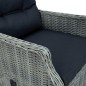 vidaXL 9-tlg. Garten-Essgruppe mit Auflagen Poly Rattan Hellgrau vidaXL 9-tlg. Garten-Essgruppe mit Auflagen Poly Rattan Hellgrau