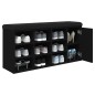 vidaXL Schuhbank Schwarz 102x32x50 cm Holzwerkstoff vidaXL Schuhbank Schwarz 102x32x50 cm Holzwerkstoff