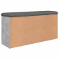 vidaXL Schuhbank Betongrau 102x32x50 cm Holzwerkstoff vidaXL Schuhbank Betongrau 102x32x50 cm Holzwerkstoff