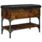 vidaXL Schuhbank Räuchereiche 62x32x45 cm Holzwerkstoff vidaXL Schuhbank Räuchereiche 62x32x45 cm Holzwerkstoff