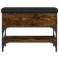 vidaXL Schuhbank Räuchereiche 62x32x45 cm Holzwerkstoff vidaXL Schuhbank Räuchereiche 62x32x45 cm Holzwerkstoff
