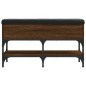 vidaXL Schuhbank Braun Eichen-Optik 82x32x45 cm Holzwerkstoff vidaXL Schuhbank Braun Eichen-Optik 82x32x45 cm Holzwerkstoff