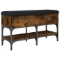 vidaXL Schuhbank Räuchereiche 82x32x45 cm Holzwerkstoff vidaXL Schuhbank Räuchereiche 82x32x45 cm Holzwerkstoff