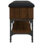 vidaXL Schuhbank Braun Eichen-Optik 102x32x45 cm Holzwerkstoff vidaXL Schuhbank Braun Eichen-Optik 102x32x45 cm Holzwerkstoff