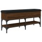 vidaXL Schuhbank Braun Eichen-Optik 102x32x45 cm Holzwerkstoff vidaXL Schuhbank Braun Eichen-Optik 102x32x45 cm Holzwerkstoff