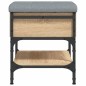 vidaXL Schuhbank Sonoma-Eiche 42x42x45 cm Holzwerkstoff vidaXL Schuhbank Sonoma-Eiche 42x42x45 cm Holzwerkstoff