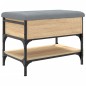 vidaXL Schuhbank Sonoma-Eiche 62x42x45 cm Holzwerkstoff vidaXL Schuhbank Sonoma-Eiche 62x42x45 cm Holzwerkstoff