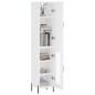 Highboard Weiß 34,5x34x180 cm Holzwerkstoff Highboard Weiß 34,5x34x180 cm Holzwerkstoff