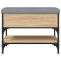 vidaXL Schuhbank Sonoma-Eiche 62x42x45 cm Holzwerkstoff vidaXL Schuhbank Sonoma-Eiche 62x42x45 cm Holzwerkstoff