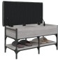 vidaXL Schuhbank Grau Sonoma 82x42x45 cm Holzwerkstoff vidaXL Schuhbank Grau Sonoma 82x42x45 cm Holzwerkstoff