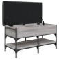 vidaXL Schuhbank Grau Sonoma 82x42x45 cm Holzwerkstoff vidaXL Schuhbank Grau Sonoma 82x42x45 cm Holzwerkstoff