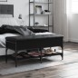 vidaXL Schuhbank Schwarz 102x42x45 cm Holzwerkstoff vidaXL Schuhbank Schwarz 102x42x45 cm Holzwerkstoff