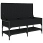 vidaXL Schuhbank Schwarz 102x42x45 cm Holzwerkstoff vidaXL Schuhbank Schwarz 102x42x45 cm Holzwerkstoff