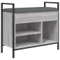 vidaXL Schuhbank Grau Sonoma 65,5x32x57,5 cm Holzwerkstoff vidaXL Schuhbank Grau Sonoma 65,5x32x57,5 cm Holzwerkstoff