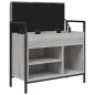vidaXL Schuhbank Grau Sonoma 65,5x32x57,5 cm Holzwerkstoff vidaXL Schuhbank Grau Sonoma 65,5x32x57,5 cm Holzwerkstoff