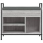 vidaXL Schuhbank Grau Sonoma 65,5x32x57,5 cm Holzwerkstoff vidaXL Schuhbank Grau Sonoma 65,5x32x57,5 cm Holzwerkstoff