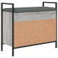 vidaXL Schuhbank Grau Sonoma 65,5x32x57,5 cm Holzwerkstoff vidaXL Schuhbank Grau Sonoma 65,5x32x57,5 cm Holzwerkstoff