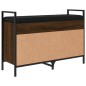vidaXL Schuhbank Braun Eichen-Optik 85,5x32x57,5 cm Holzwerkstoff vidaXL Schuhbank Braun Eichen-Optik 85,5x32x57,5 cm Holzwerkstoff