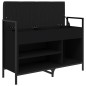 vidaXL Schuhbank Schwarz 85,5x32x57,5 cm Holzwerkstoff vidaXL Schuhbank Schwarz 85,5x32x57,5 cm Holzwerkstoff