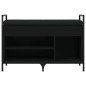 vidaXL Schuhbank Schwarz 85,5x32x57,5 cm Holzwerkstoff vidaXL Schuhbank Schwarz 85,5x32x57,5 cm Holzwerkstoff