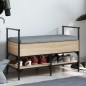 vidaXL Schuhbank Sonoma-Eiche 85,5x42x57,5 cm Holzwerkstoff vidaXL Schuhbank Sonoma-Eiche 85,5x42x57,5 cm Holzwerkstoff