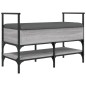 vidaXL Schuhbank Grau Sonoma 85,5x42x57,5 cm Holzwerkstoff vidaXL Schuhbank Grau Sonoma 85,5x42x57,5 cm Holzwerkstoff