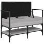 vidaXL Schuhbank Grau Sonoma 85,5x42x57,5 cm Holzwerkstoff vidaXL Schuhbank Grau Sonoma 85,5x42x57,5 cm Holzwerkstoff