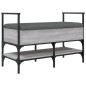 vidaXL Schuhbank Grau Sonoma 85,5x42x57,5 cm Holzwerkstoff vidaXL Schuhbank Grau Sonoma 85,5x42x57,5 cm Holzwerkstoff