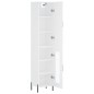 Highboard Weiß 34,5x34x180 cm Holzwerkstoff Highboard Weiß 34,5x34x180 cm Holzwerkstoff
